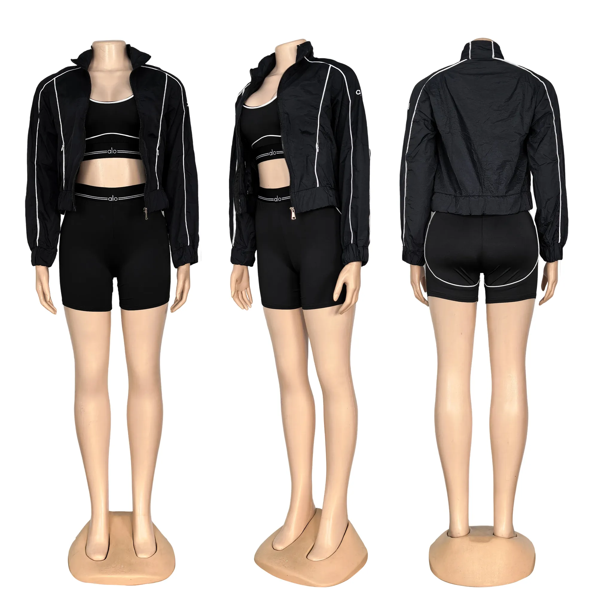 Three-piece shorts set